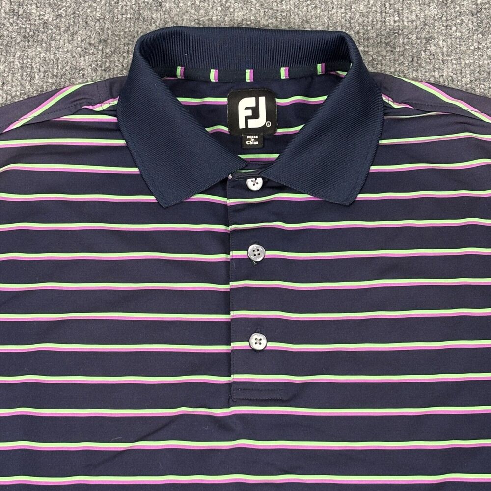 Footjoy Polo Shirt Mens Sz Large Rockport Golf Club